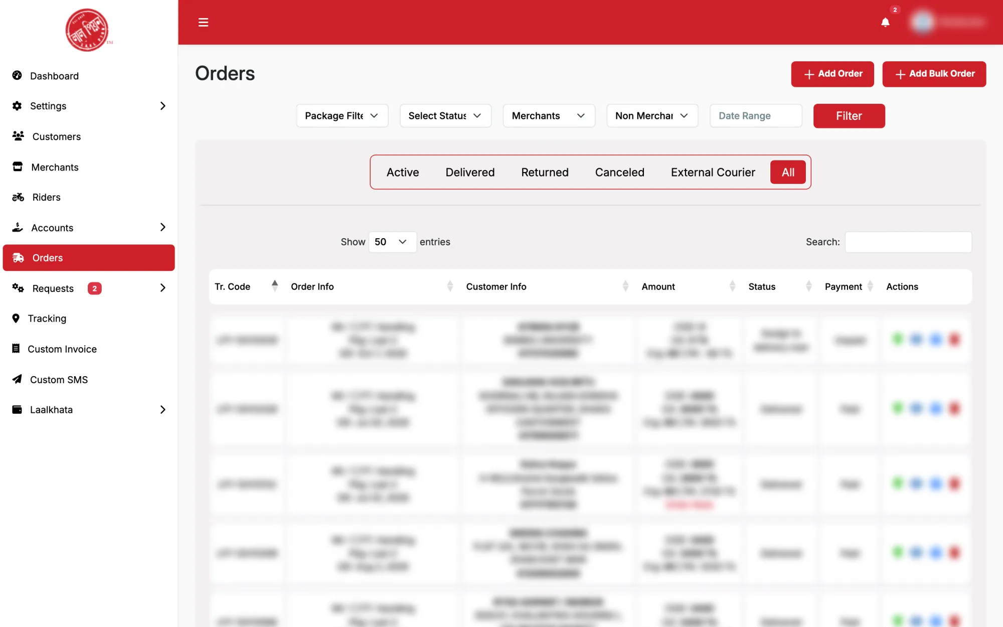 Courier Service Management System, image 5