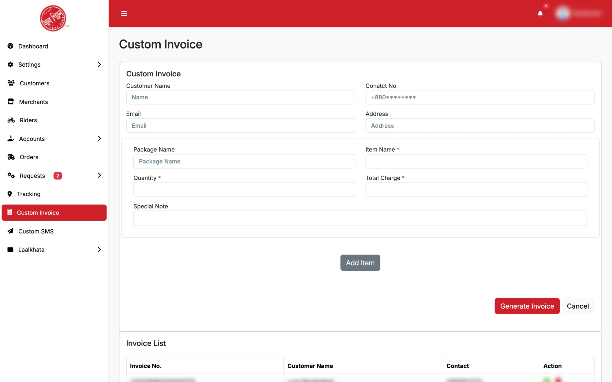 Courier Service Management System, image 16