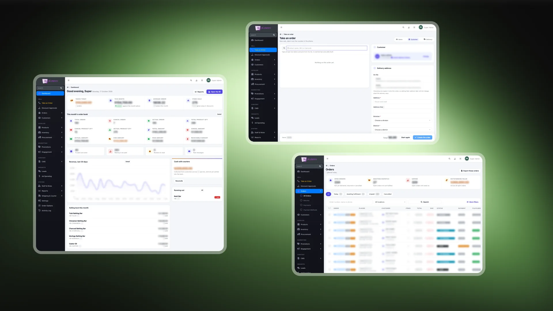 Huckleberry Natural BD: Shop & Back Office UI/UX, image 5