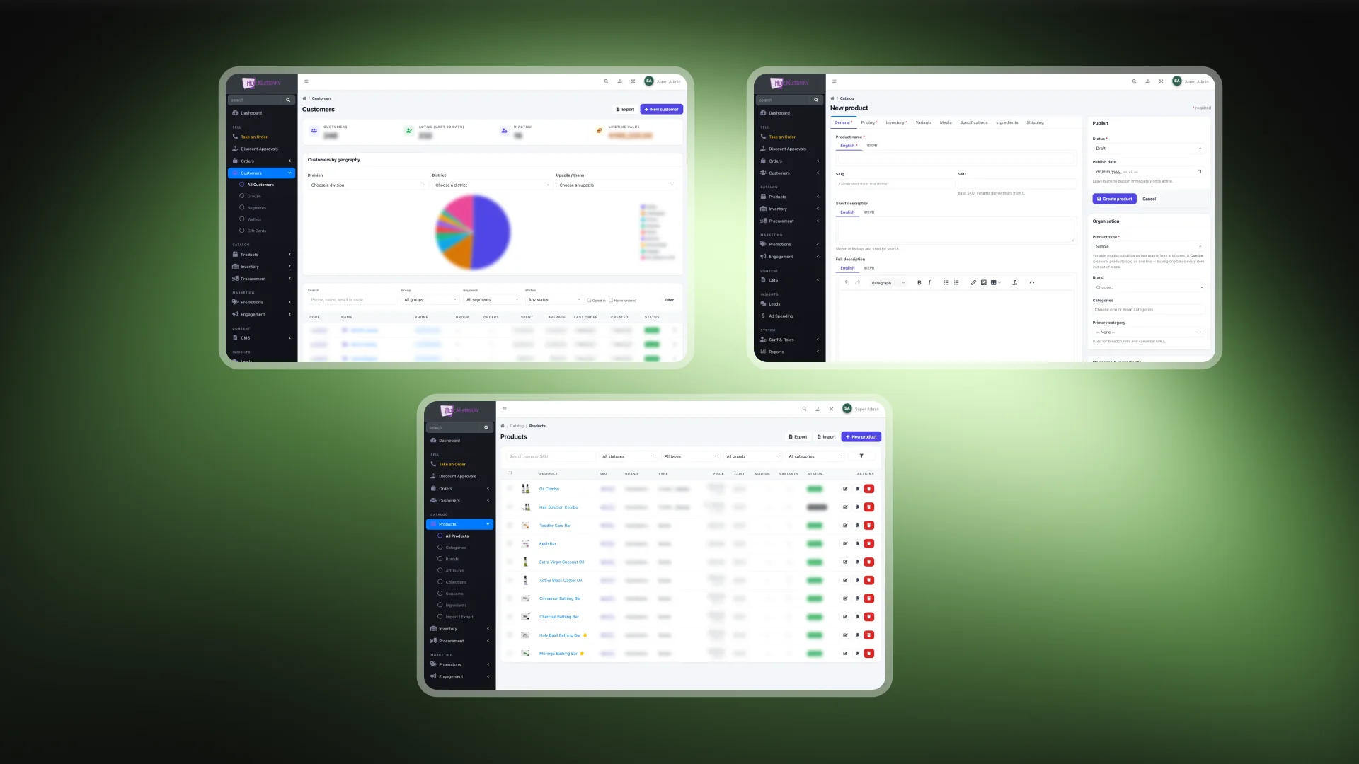 Huckleberry Natural BD: Shop & Back Office UI/UX, image 6
