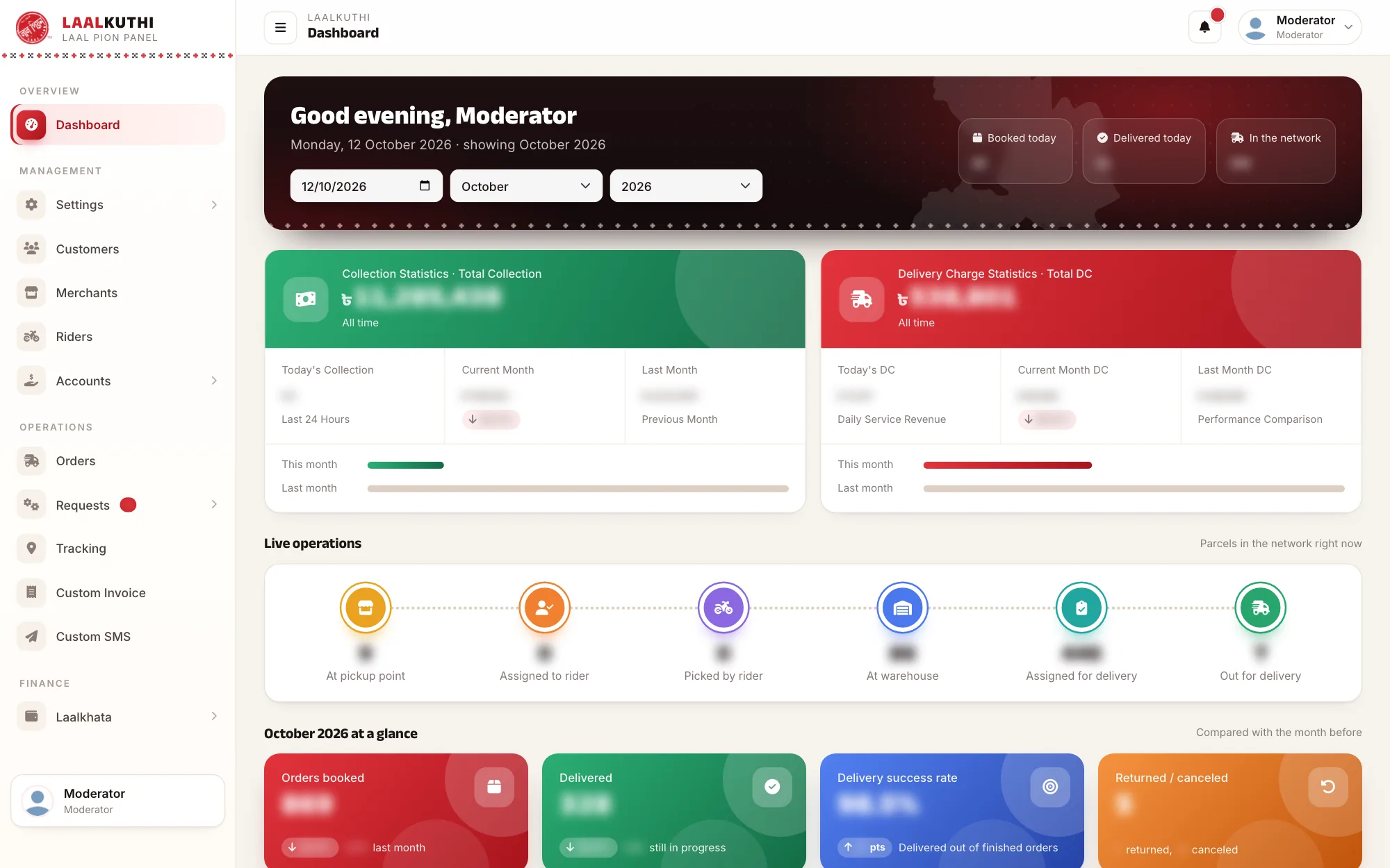 Laal Pion: Courier Platform UI/UX, image 3