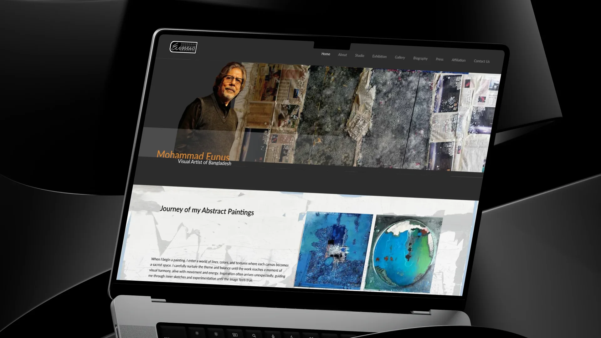 Mohammad Eunus: Portfolio Website Design, image 2