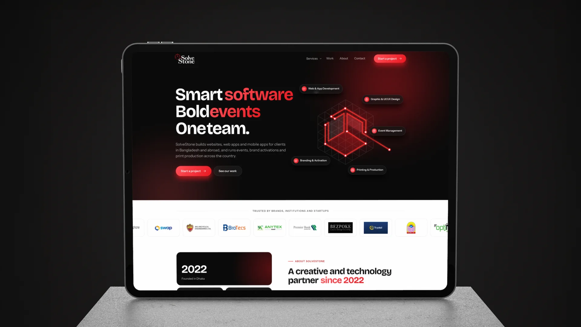 SolveStone: Website Design